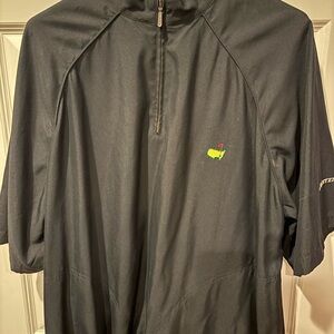 Official Masters Collection Black Half-Zip Pullover
